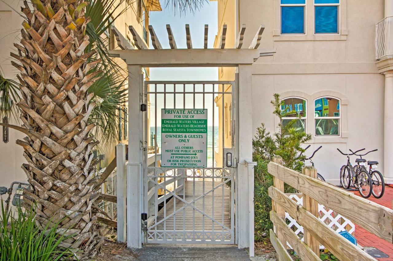 Beautiful Townhome Steps From Miramar Beach! Destin Exterior foto